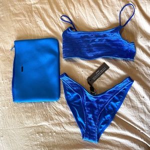 Triangl Mica - Balearic Bikini Top (xl) and Bottom (medium)